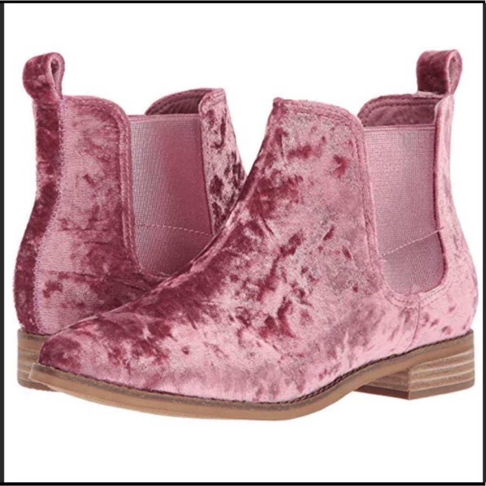 Toms Pink Chelsea Ankle Boots